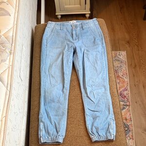 PAIGE Light Blue Ankle Jeans